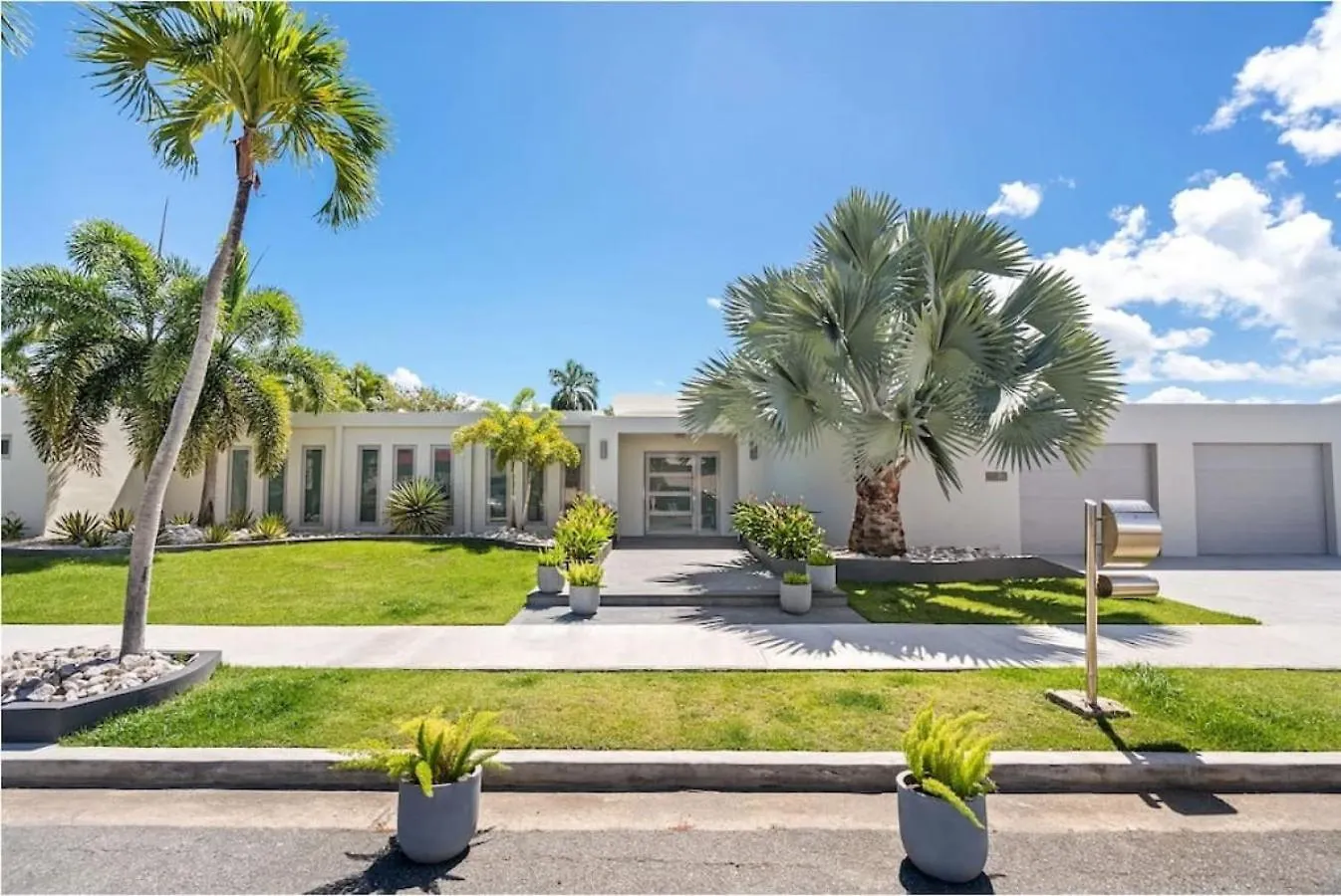 Waterfront Luxury Home With Dock In San Juan Pinones