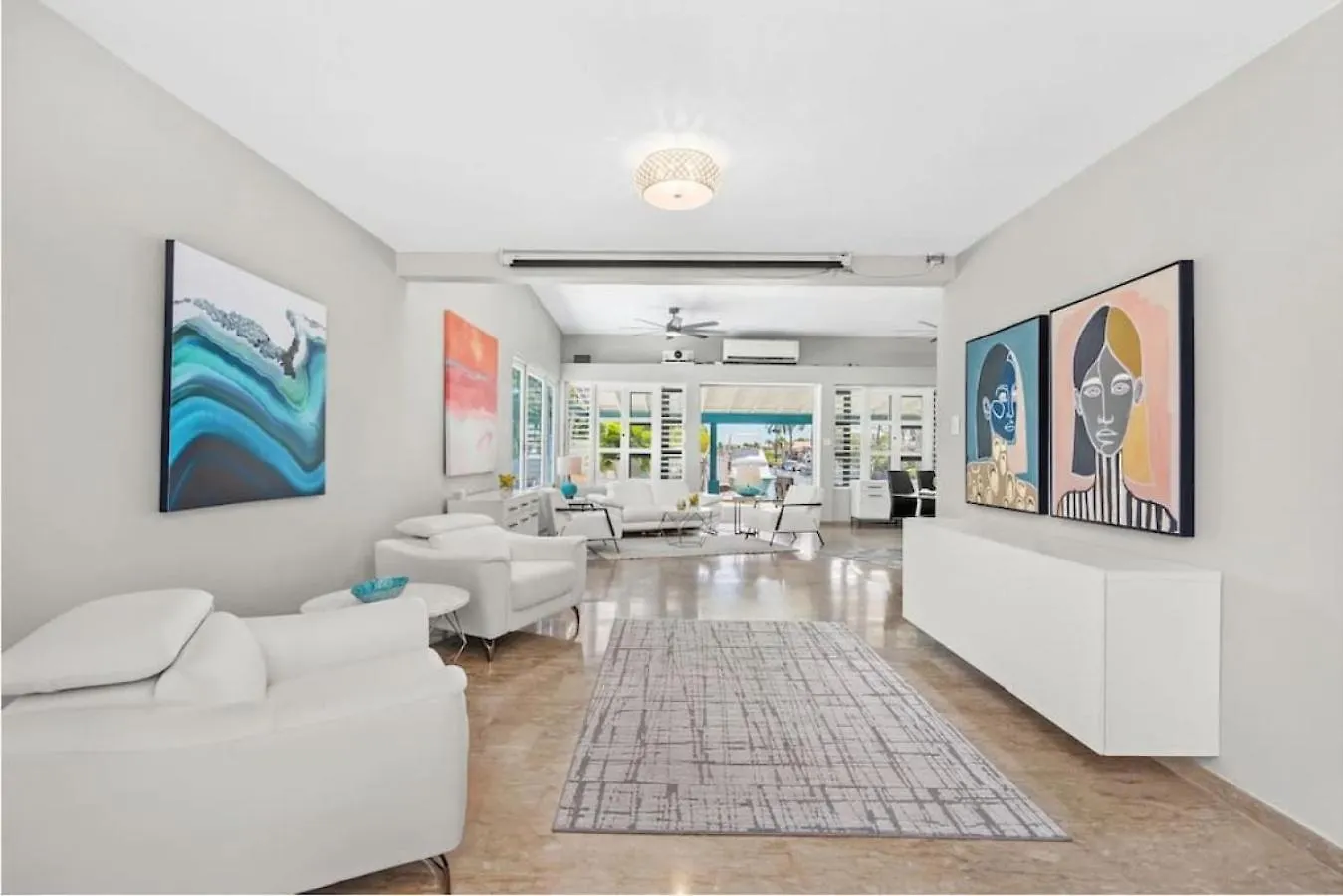 Waterfront Luxury Home With Dock In San Juan Pinones